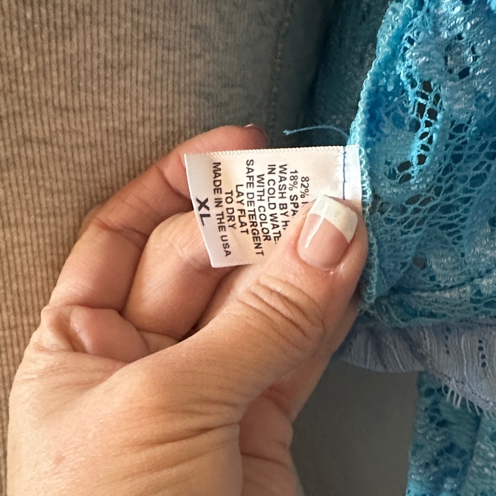 PUG - Blue Lace Bolero Jacket NWT - Picture 3 of 5